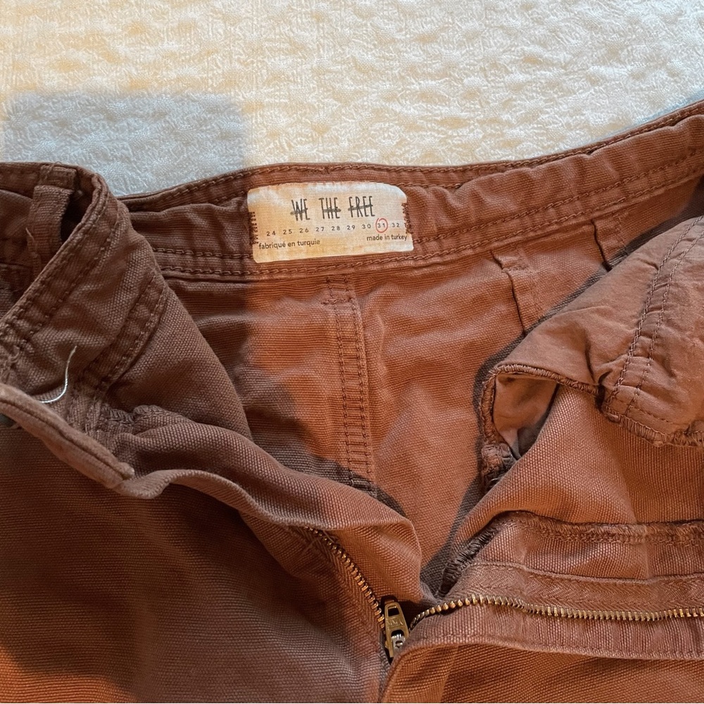 We The Free Free People Patti Cropped Pants Cocoa Brown - Picture 4 of 4